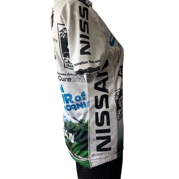 Pearl Izumi Amgen Tour Size S White Cycling Jersey - Picture 2 of 7